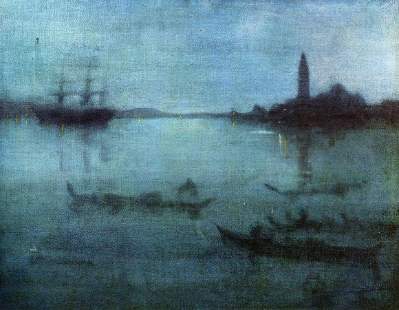 James Abbott McNeill Whistler, Nocturne In Blue and Silver