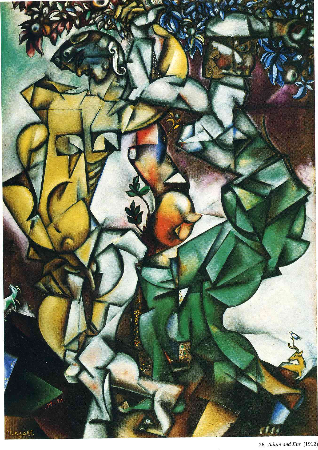 Marc Chagall, Adam and Eve, 1912
