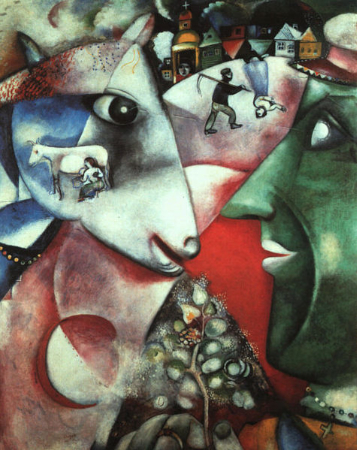 Marc Chagall, I And The Village, 1911