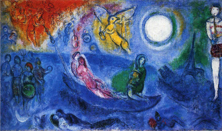 Marc Chagall, The Concert, 1957