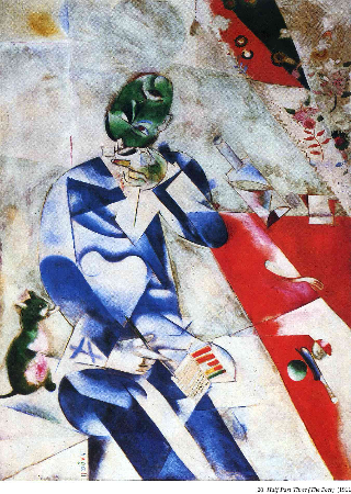 Marc Chagall, The Poet, 1912