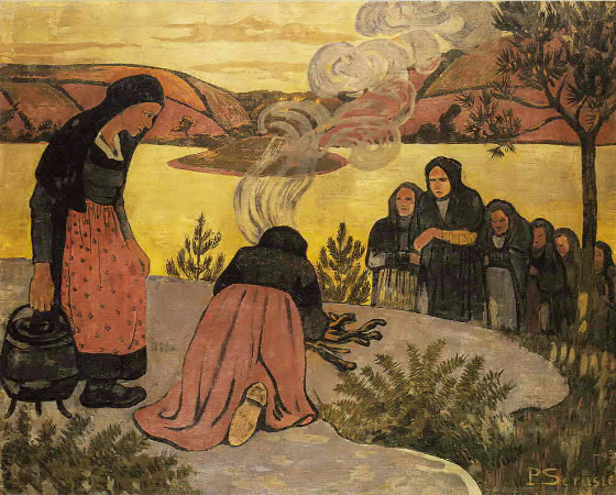 Paul Serusier, Le feu dehors, 1893