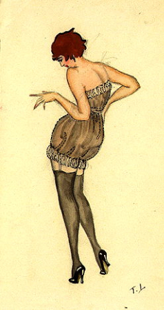 Tamara de Lempicka, Fashion Illustration, 1920