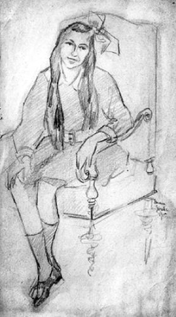 Tamara de Lempicka, Portrait of Kleinman, 1915