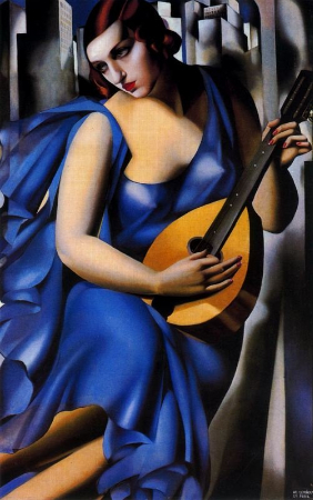 Tamara de Lempicka, Woman with Mandolin, 1933