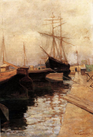 Wassily Kandinsky, Odessa Port, 1898