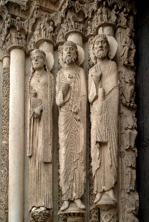 Chartres Katedrali bati portali