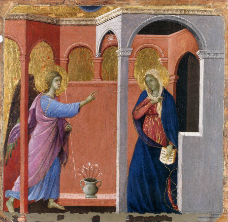 Duccio di Buoninsegna, Annunciazione, 1308-1311