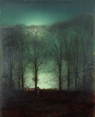 John Atkinson Grimshaw, Figure In The Moonlight