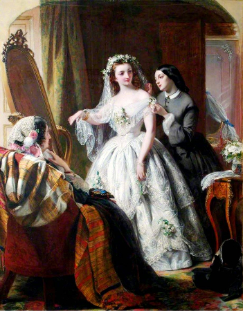 Abraham Solomon, The Bride, 1860