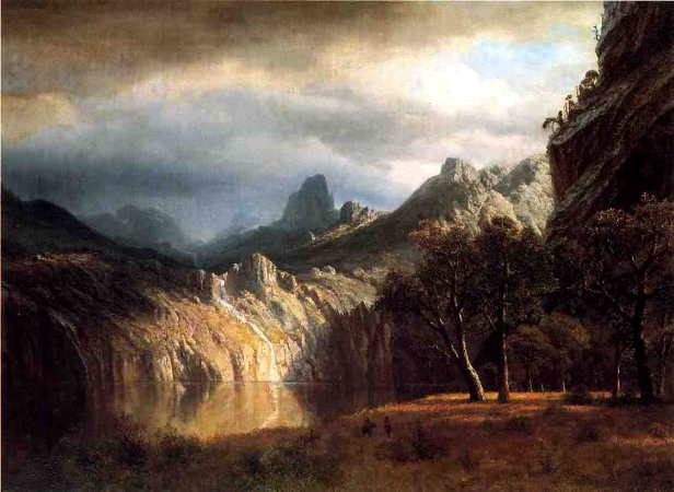 Albert Bierstadt, In Western Mountains, 1865