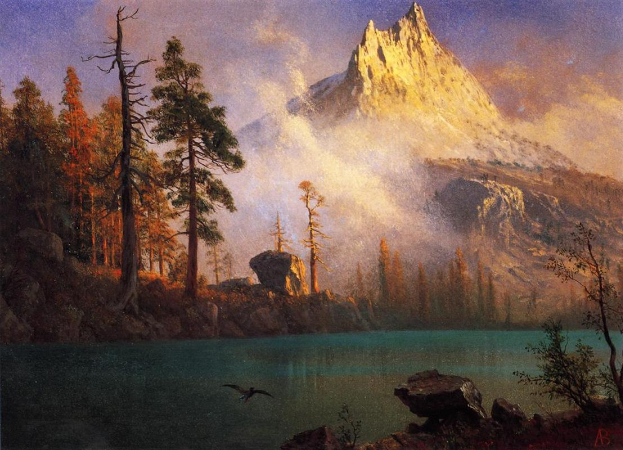 Albert Bierstadt, Mountain Lake, 1865