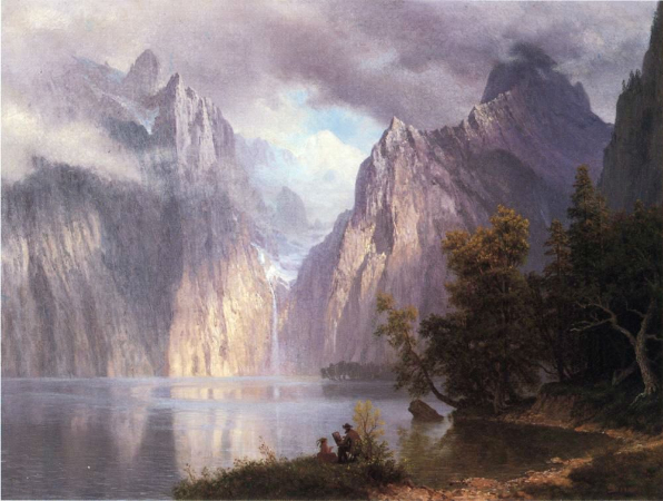 Albert Bierstadt, Scene In The Sierra Nevada, 1861