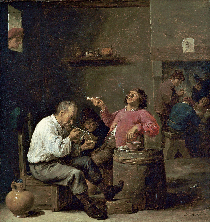 David Teniers the Younger, Smokers In An Interior, 1637