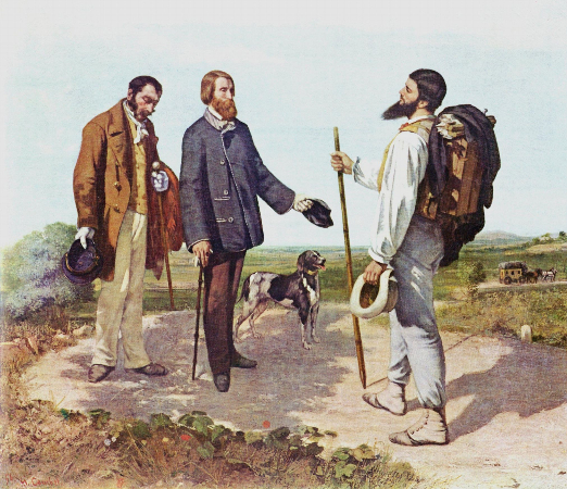 Gustave Courbet, Bonjour, Monsieur Courbet, 1854