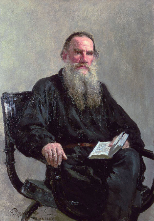 İlya Repin, Portrait of Leo Tolstoy, 1887