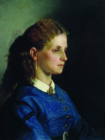 İlya Repin, Portrait of Yanitskaya, 1865