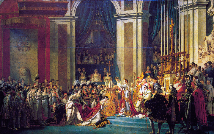 Jacques-Louis David, Le Sacre de l'empereur Napoléon, 1805-1807
