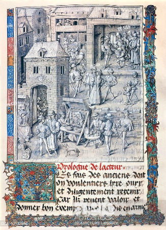 Jean le Tavernier, Sarlmanin fetihlerinden bir sayfa, 1460 dolaylari