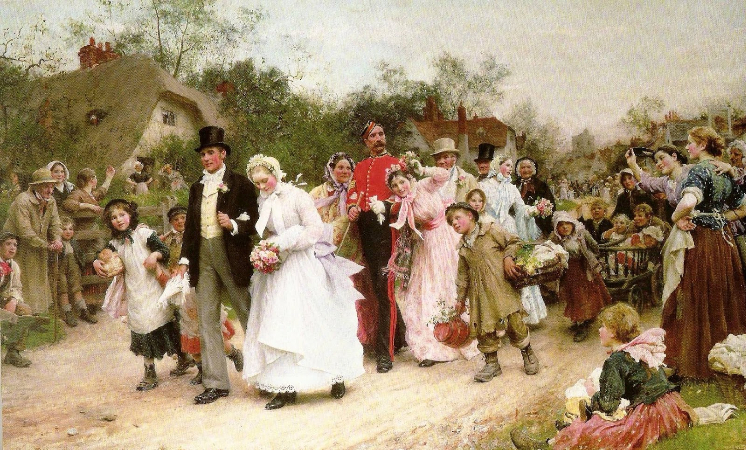 Samuel Luke Fildes, The Village Wedding, 1883