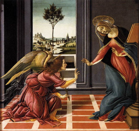Sandro Botticelli, The Cestello Annunciation, 1489