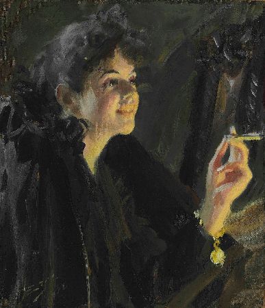 Anders Zorn, The Cigarette Girl, 1907