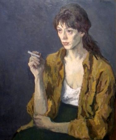 Elizabeth Nourse, Woman With Cigarette