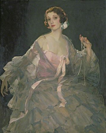John Lavery, Portrait of Hazel Lavery, 1936