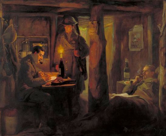 Marjory Watherson, The Dispatch (The Captain's Dugout), 1917