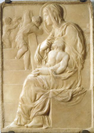 Michelangelo, Madonna of the Stairs, 1492
