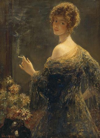 Simon Maris, Lady With Cigarette