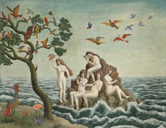 André Bouchant, Sirens Charming Birds, 1943