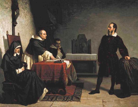 Cristiano Banti, Galileo Facing The Vatican Inquisition, 1857