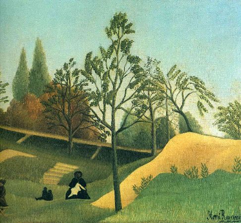 Henri Rousseau, View of the Fortifications, 1896