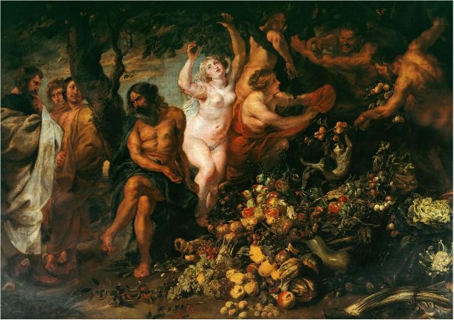 Peter Paul Rubens, Pythagoras Advocating Vegetarianism, 1620
