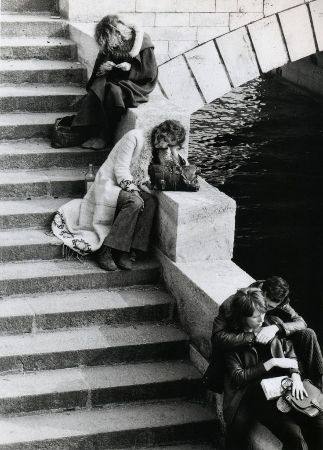 Izis Bidermanas, Pont Saint-Michel, Paris, 1975