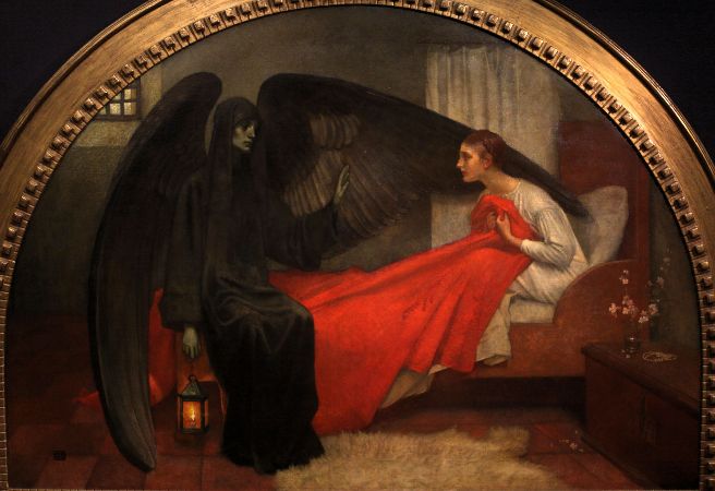 Marianne Stokes, Death and The Maiden, 1896