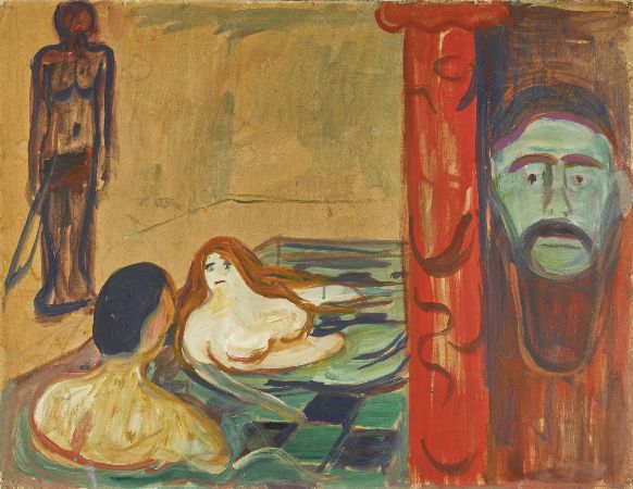 Edvard Munch, Jealousy In The Bath, 1898