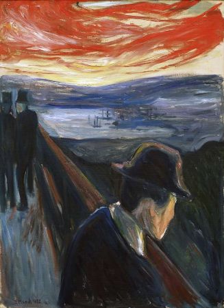 Edvard Munch, Sick Mood At Sunset, Despair, 1892