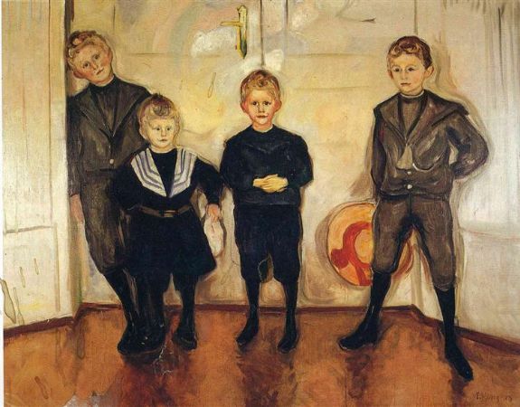 Edvard Munch, The Four Sons of Dr. Linde, 1903