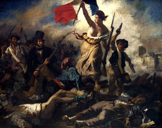 Eugène Delacroix, Liberty Leading The People, 1830
