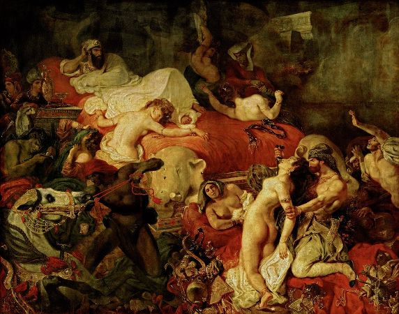 Eugène Delacroix, The Death of Sardanapalus, 1827