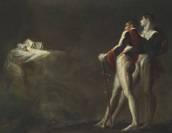 Henri Fuseli, The Three Witches Appearing To Macbeth and Banquo, 1800-1810