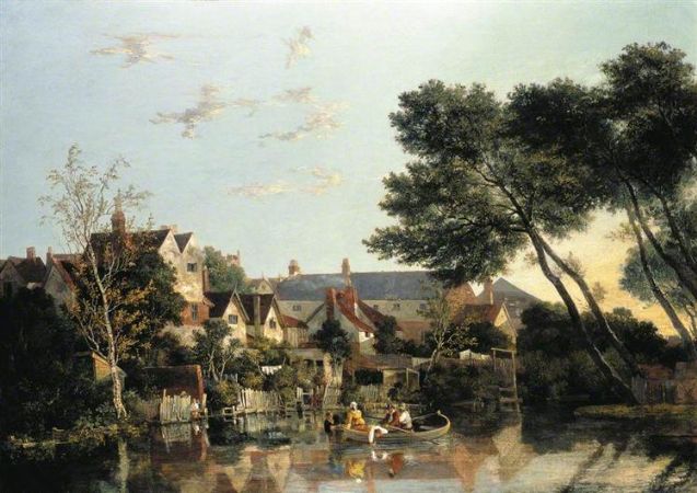 John Crome, Norwich River, Afternoon