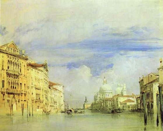 Richard Parkes Bonington, The Grand Canal In Venice, 1827