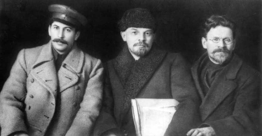 Stalin, Vladimir Lenin ve Mikhail Kalinin, 1919