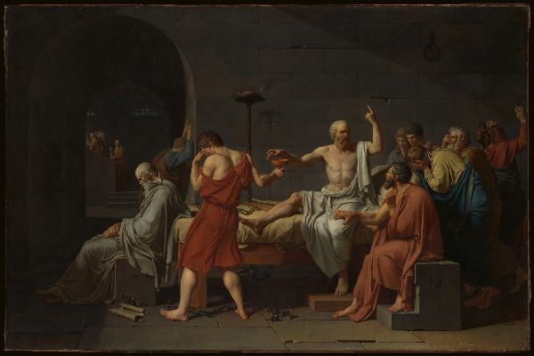 Jacques-Louis David, The Death of Socrates, 1787