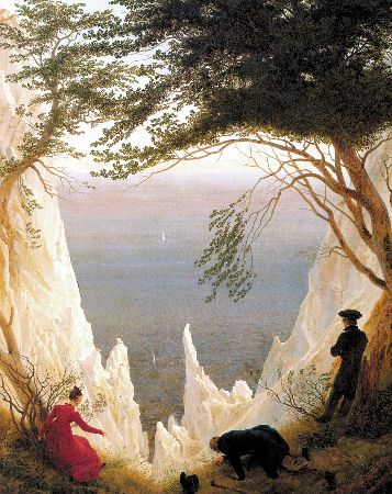 Caspar David Friedrich, Chalk Cliffs On Rugen, 1818-19