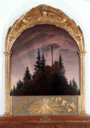 Caspar David Friedrich, The Cross In The Mountains, 1808