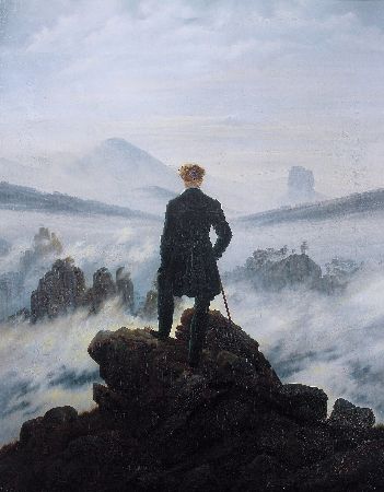 Caspar David Friedrich, The Wanderer Above The Sea of Fog, 1817-18